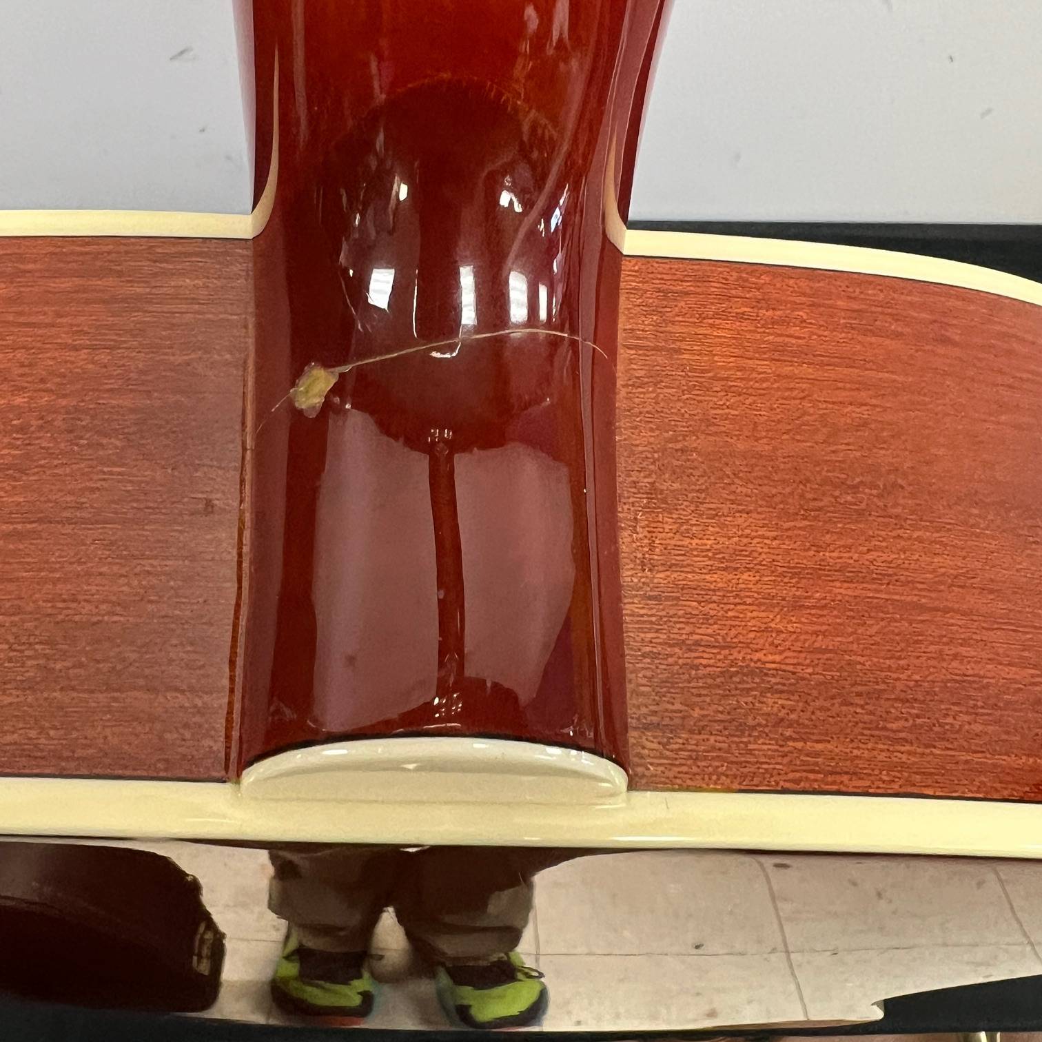 Used Epiphone Hummingbird Pro FC 6-String Acoustic Electric Guitar Faded Cherry - Image 17