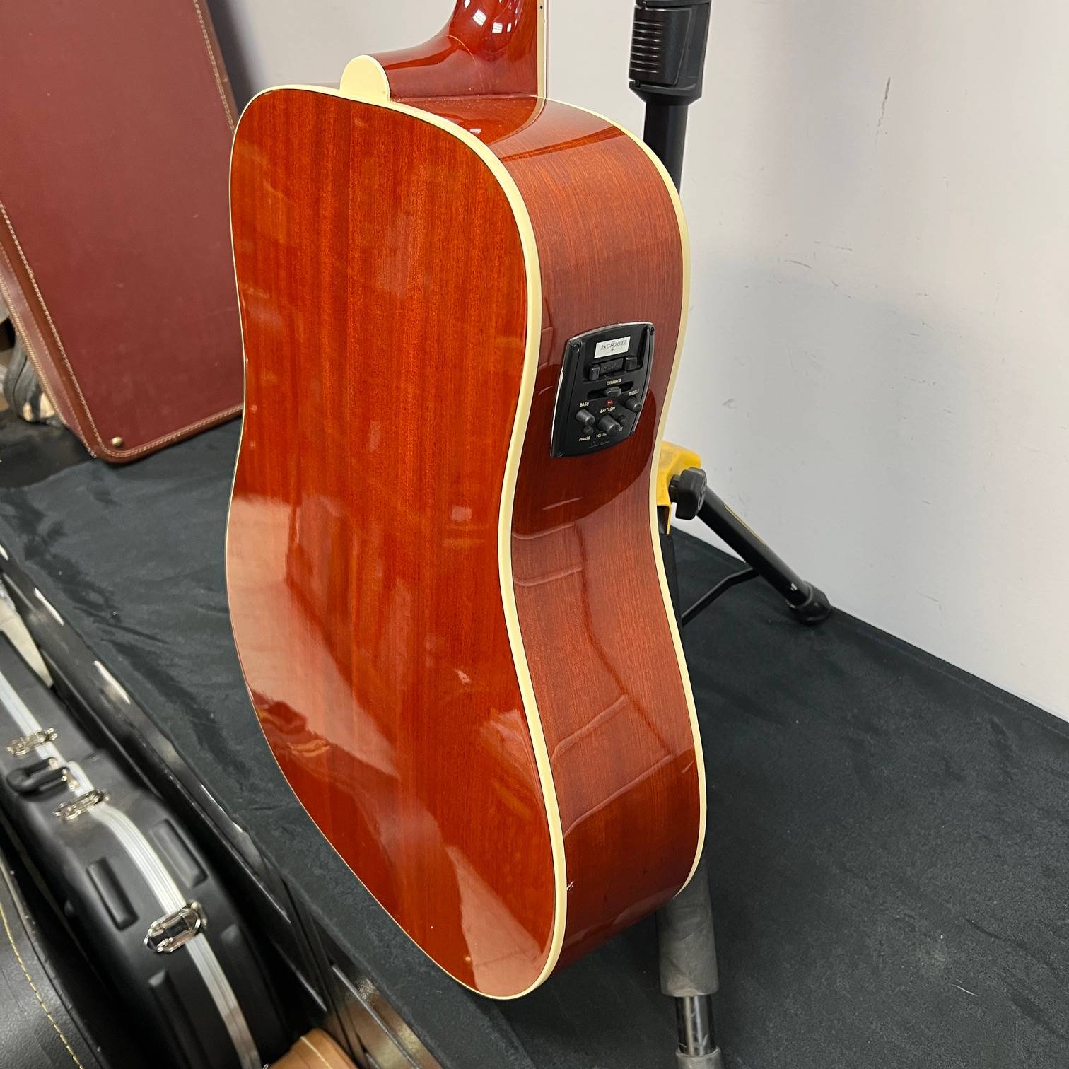 Used Epiphone Hummingbird Pro FC 6-String Acoustic Electric Guitar Faded Cherry - Image 20