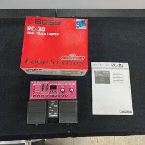 Used Boss RC-30 Dual Track Looper Guitar Pedal with Original Box and Manual