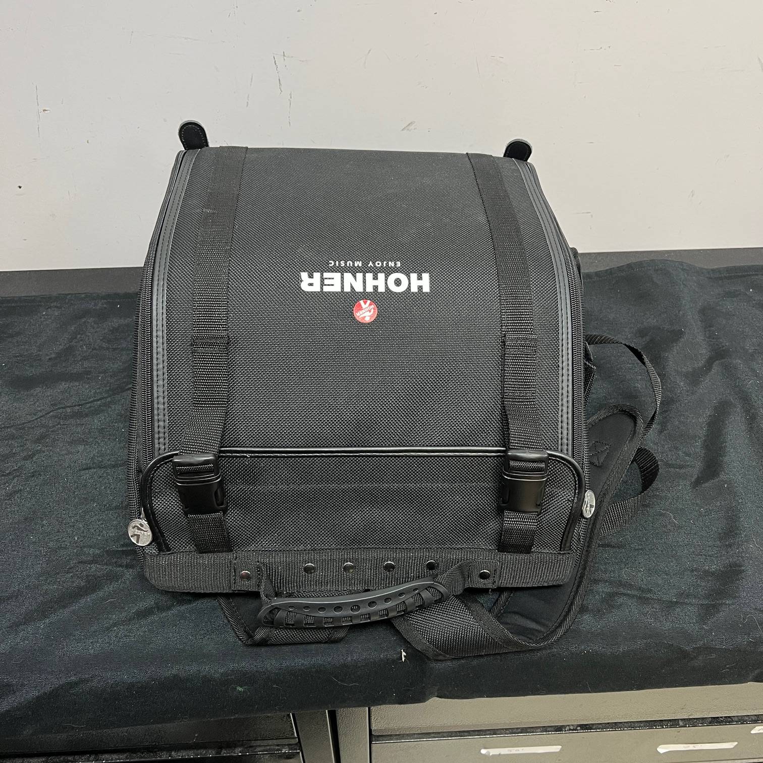 Used Hohner Panther Diatonic Button Accordion - Keys of G/C/F - Black with Case - Image 7