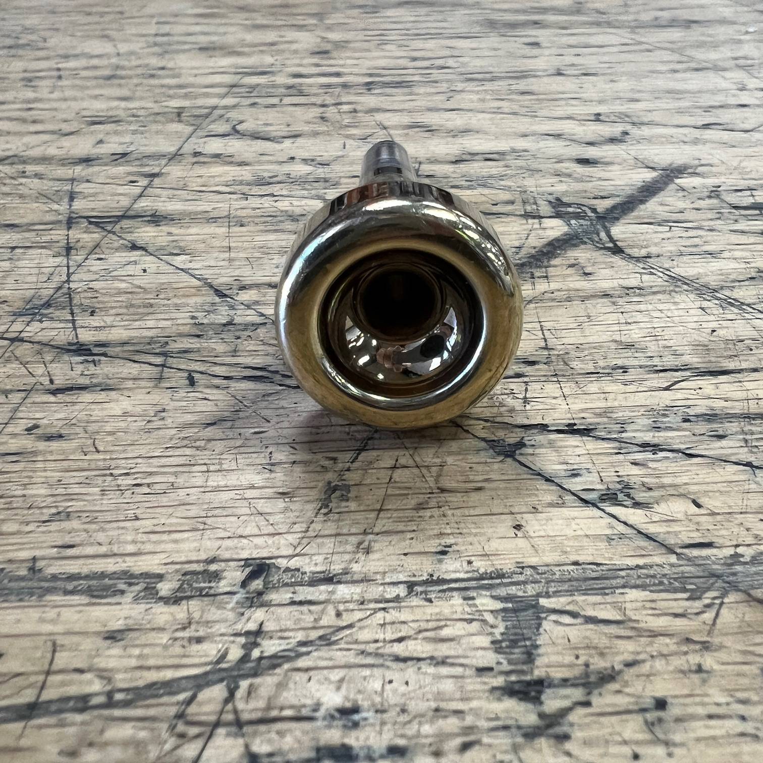 Used Monette Prana B2LDS1 84 Bb Trumpet Mouthpiece Brushed 24k Gold Finish with Original Box - Image 6