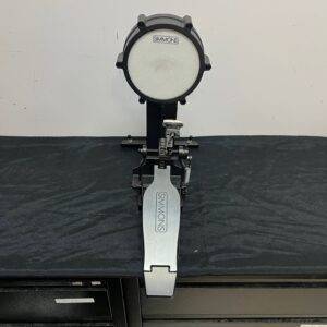 Used Simmons SD600 Kick Drum Electronic Pad with Original Bass Drum Pedal