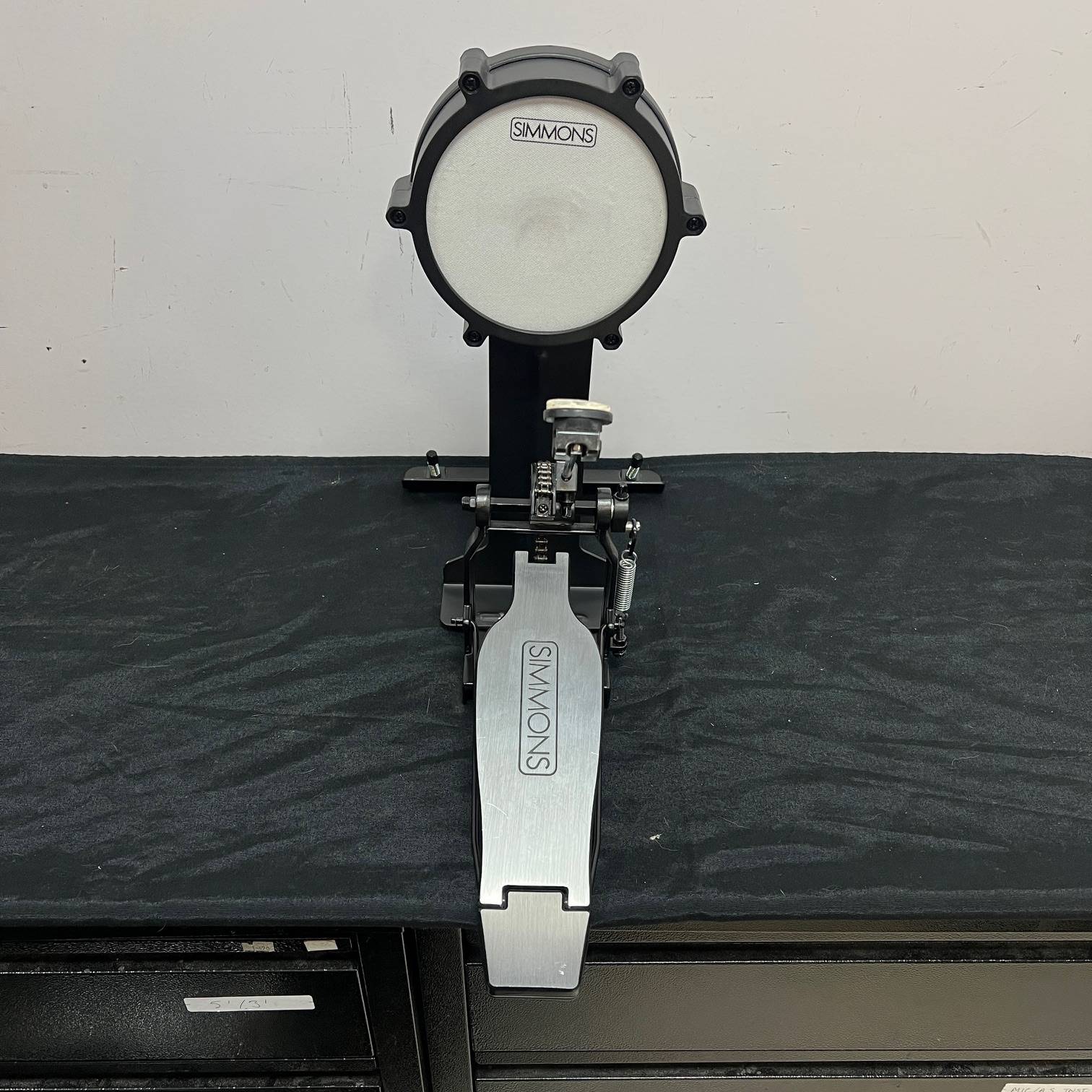 Used Simmons SD600 Kick Drum Electronic Pad with Original Bass Drum Pedal