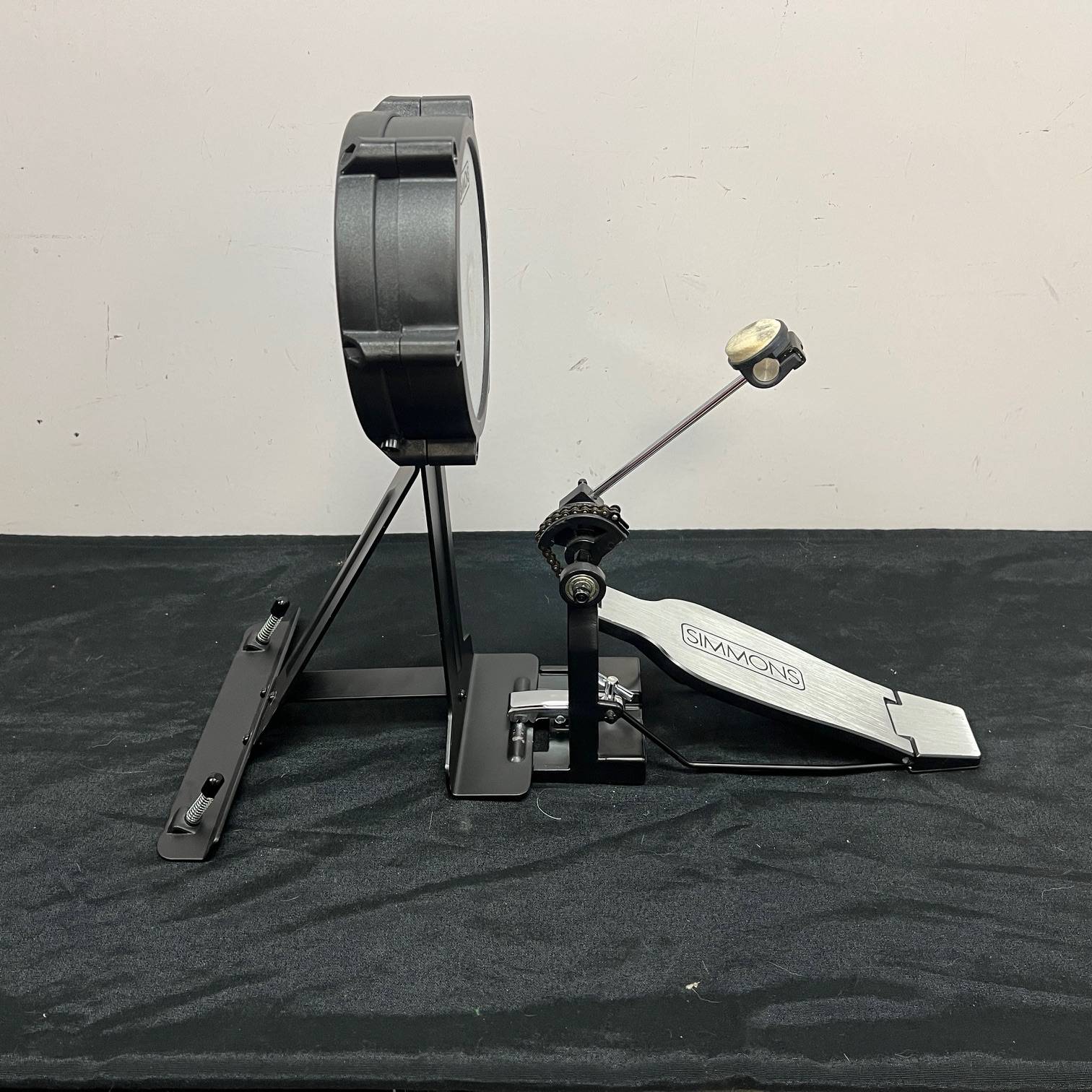 Used Simmons SD600 Kick Drum Electronic Pad with Original Bass Drum Pedal - Image 2