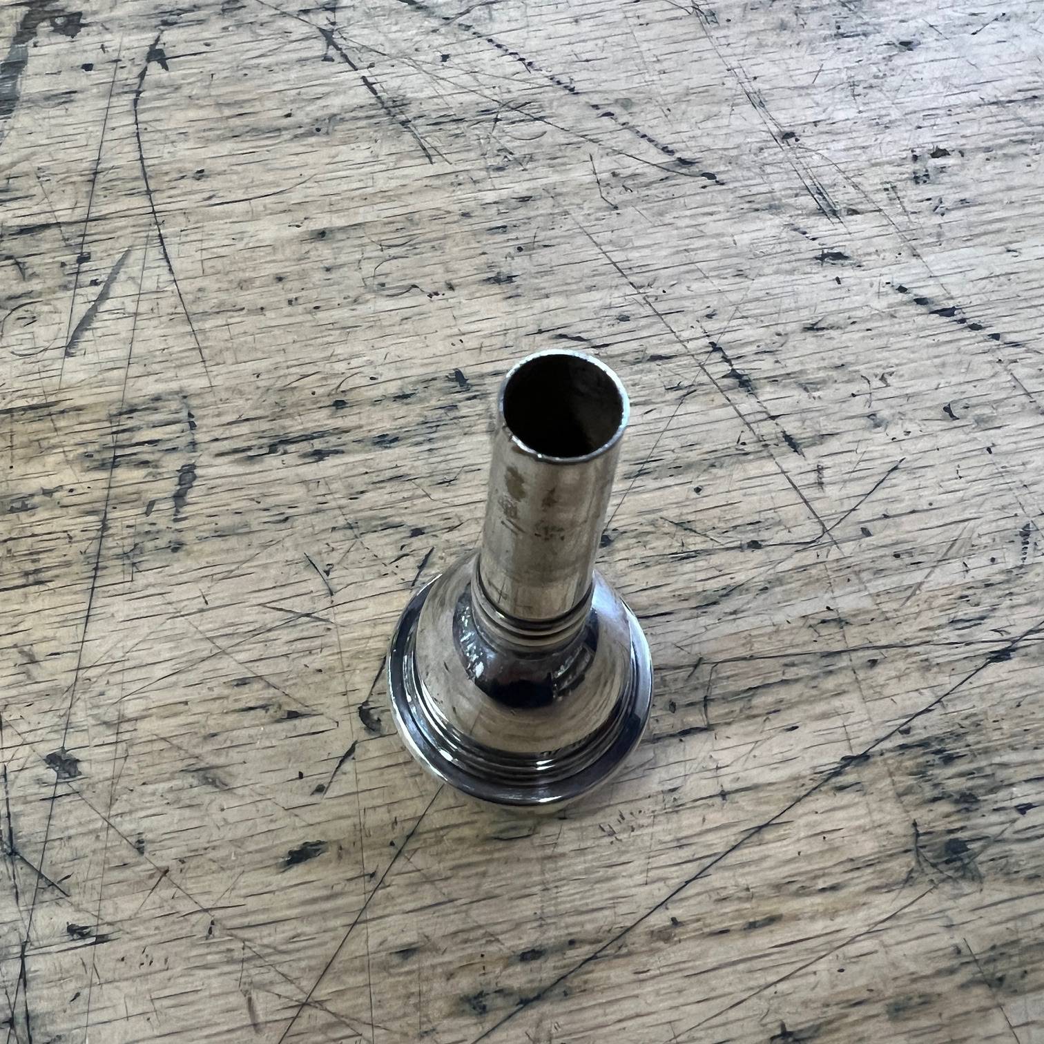 Used Vincent Bach 7C small shank Tenor Trombone Mouthpiece - Image 7
