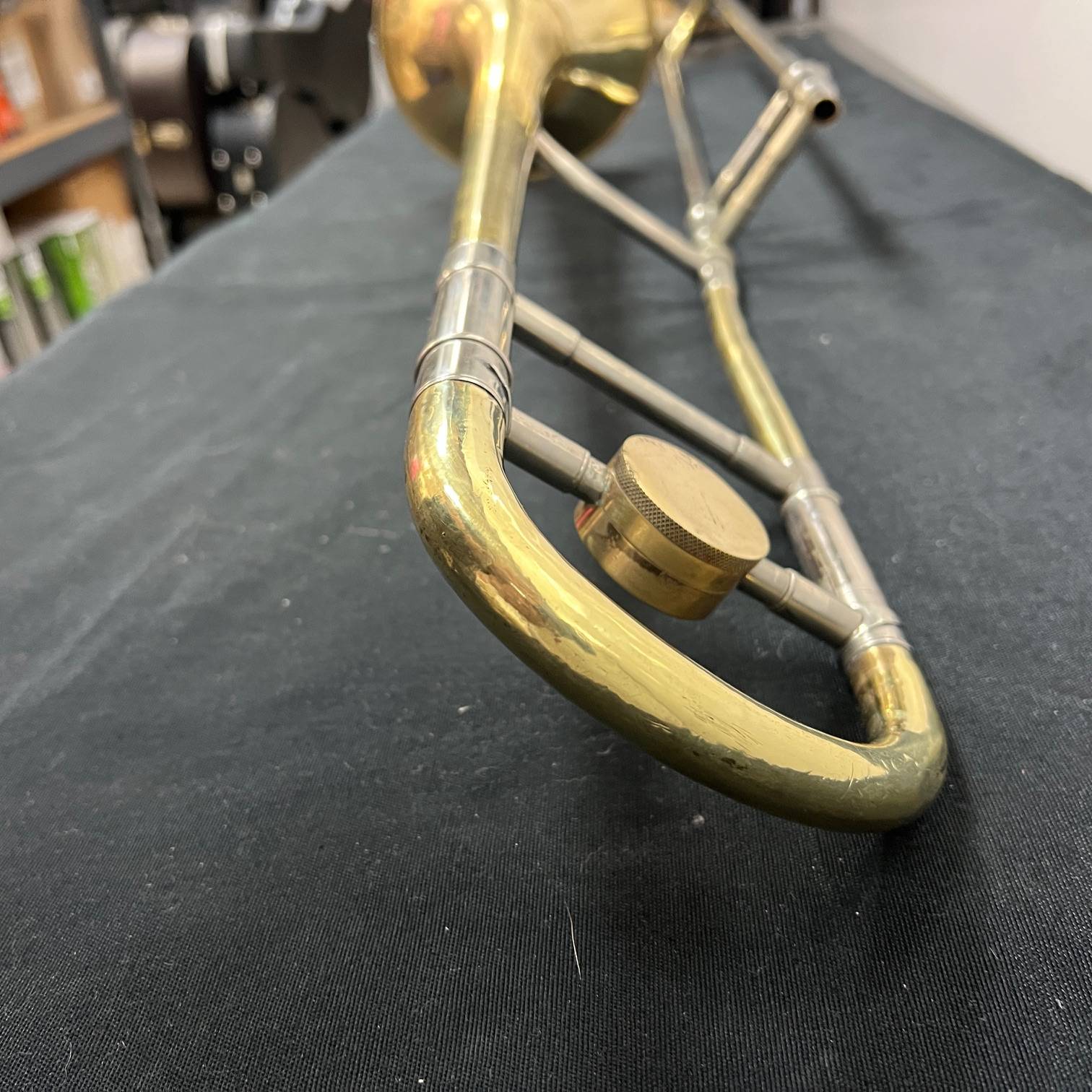 Vintage King Liberty 2-B Bb Tenor Trombone with Tuxedo Gig Bag Just Serviced 2B - Image 9