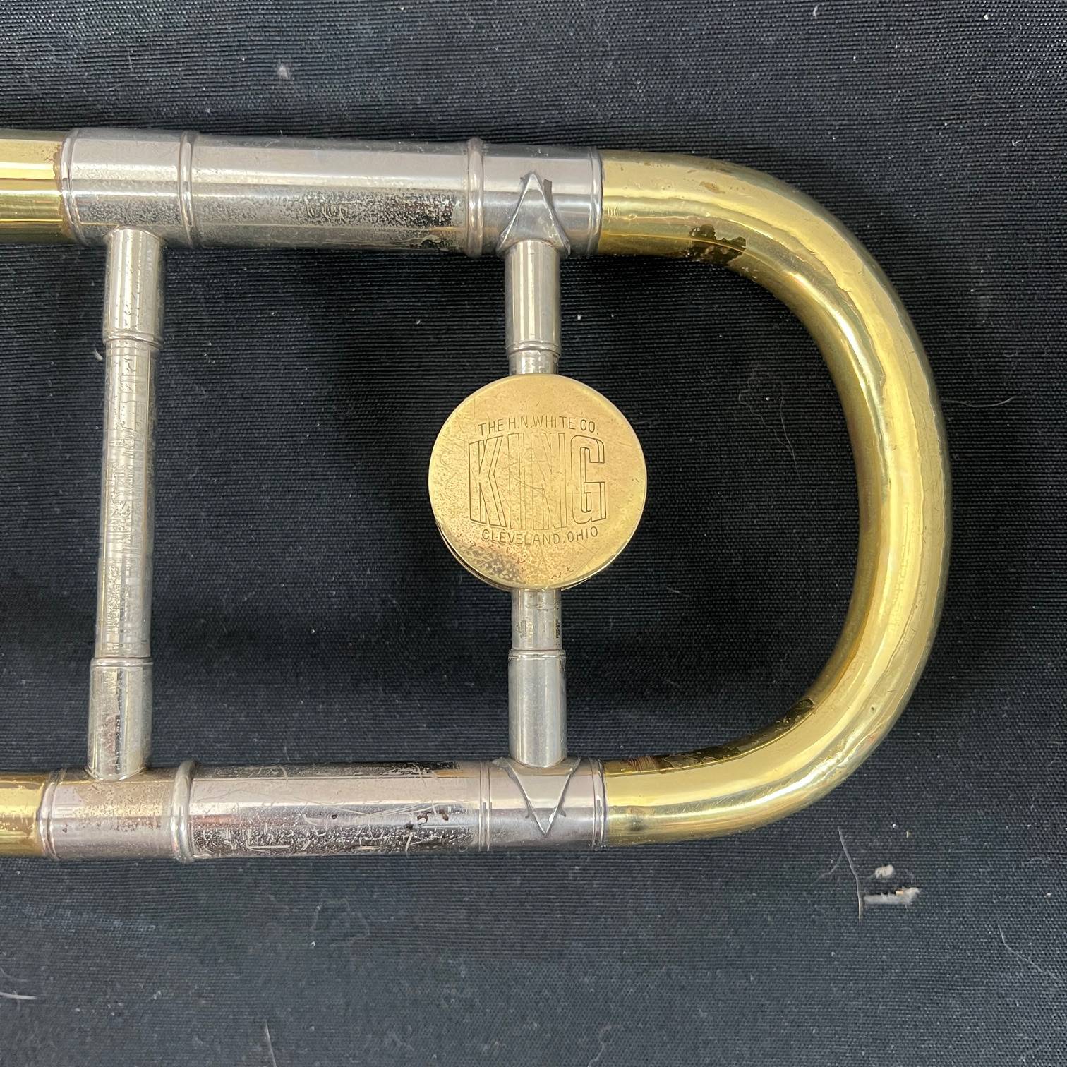 Vintage King Liberty 2-B Bb Tenor Trombone with Tuxedo Gig Bag Just Serviced 2B - Image 11
