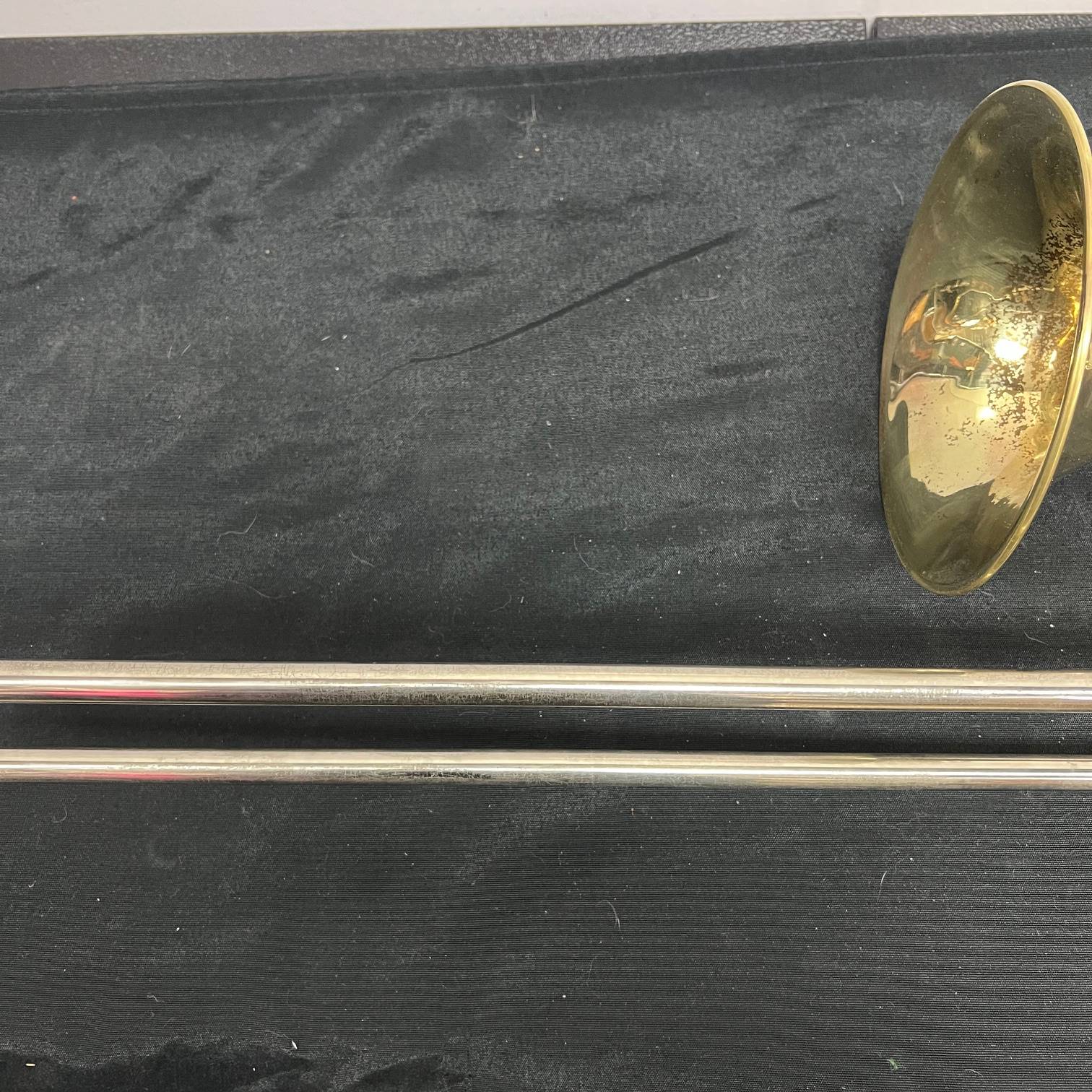 Vintage King Liberty 2-B Bb Tenor Trombone with Tuxedo Gig Bag Just Serviced 2B - Image 15