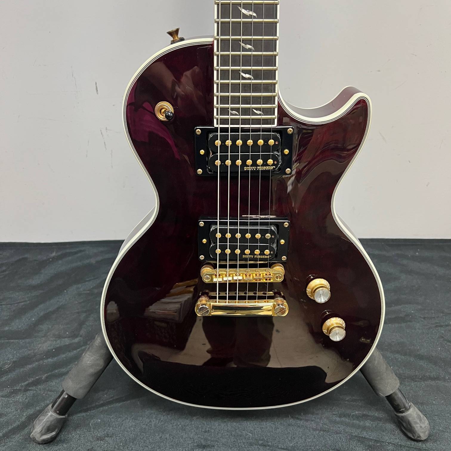Used Epiphone Les Paul Custom Prophecy Electric Guitar 2009 with Epiphone Hardshell Case - Image 7