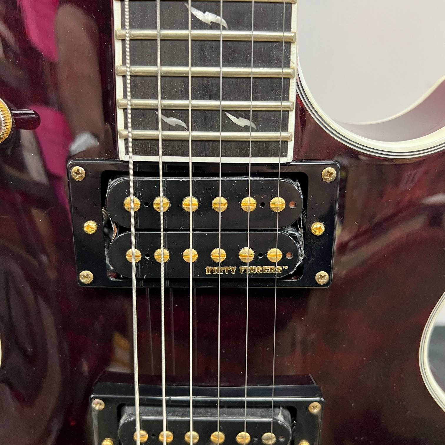 Used Epiphone Les Paul Custom Prophecy Electric Guitar 2009 with Epiphone Hardshell Case - Image 8