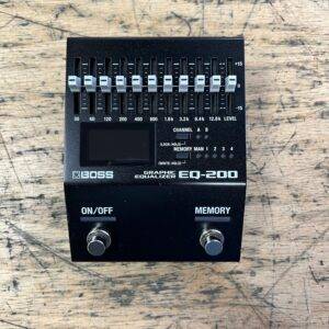 Used Boss EQ-200 Graphic Equalizer Guitar Pedal