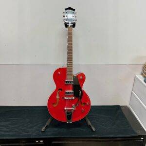 Used Gretsch Guitars G5129 Electromatic Hollowbody With Bigsby Tailpiece Electric Guitar Made in Korea with Case 2005 Firebird Red