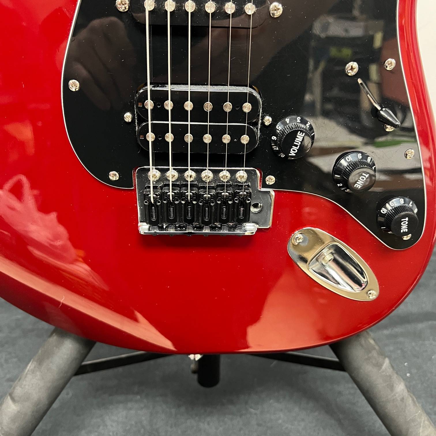 Used Squier Strat Stratocaster HSS Electric Guitar Made in Indonesia 2018 Affinity Series - Image 9