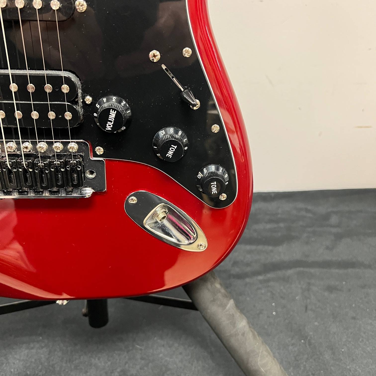 Used Squier Strat Stratocaster HSS Electric Guitar Made in Indonesia 2018 Affinity Series - Image 10