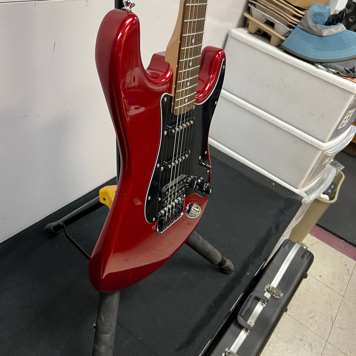 Used Squier Strat Stratocaster HSS Electric Guitar Made in Indonesia 2018 Affinity Series - Image 11