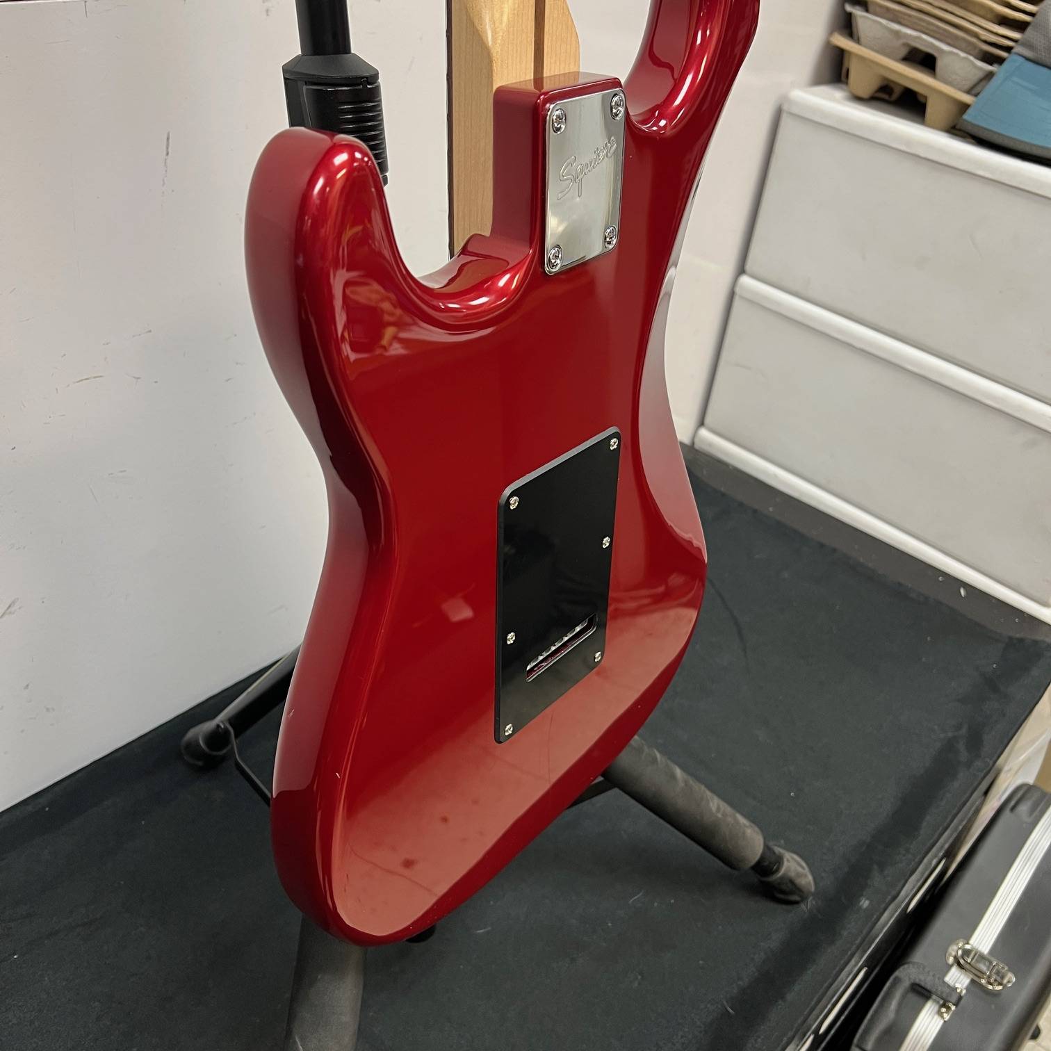 Used Squier Strat Stratocaster HSS Electric Guitar Made in Indonesia 2018 Affinity Series - Image 21