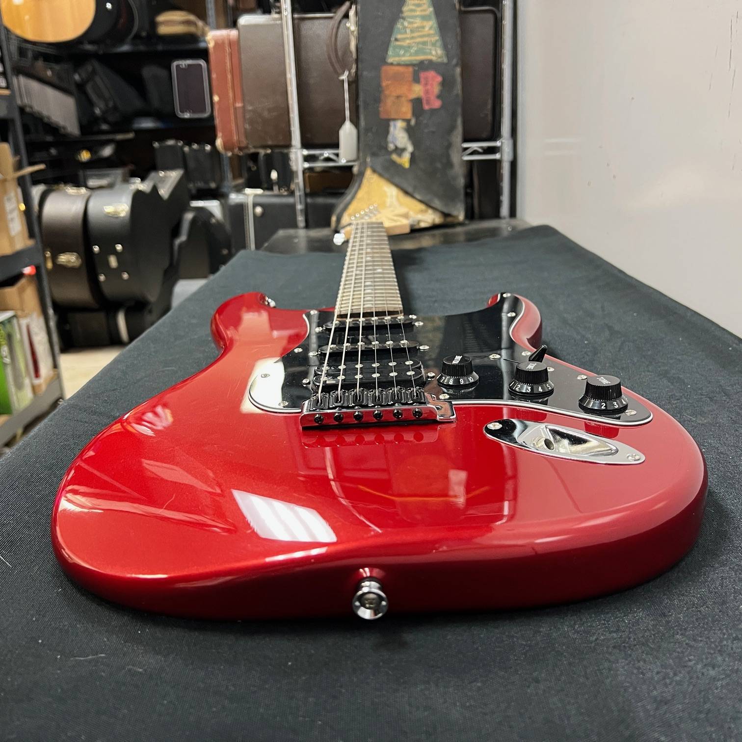 Used Squier Strat Stratocaster HSS Electric Guitar Made in Indonesia 2018 Affinity Series - Image 23