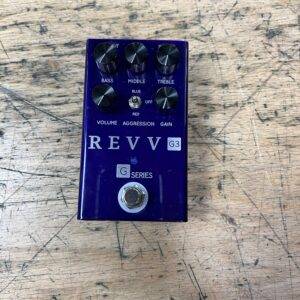 Used Revv G3 Purple V1 Channel Preamp Overdrive Distortion Pedal