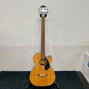 Used Fender CB-60SCE Acoustic Electric Concert Bass Guitar Natural