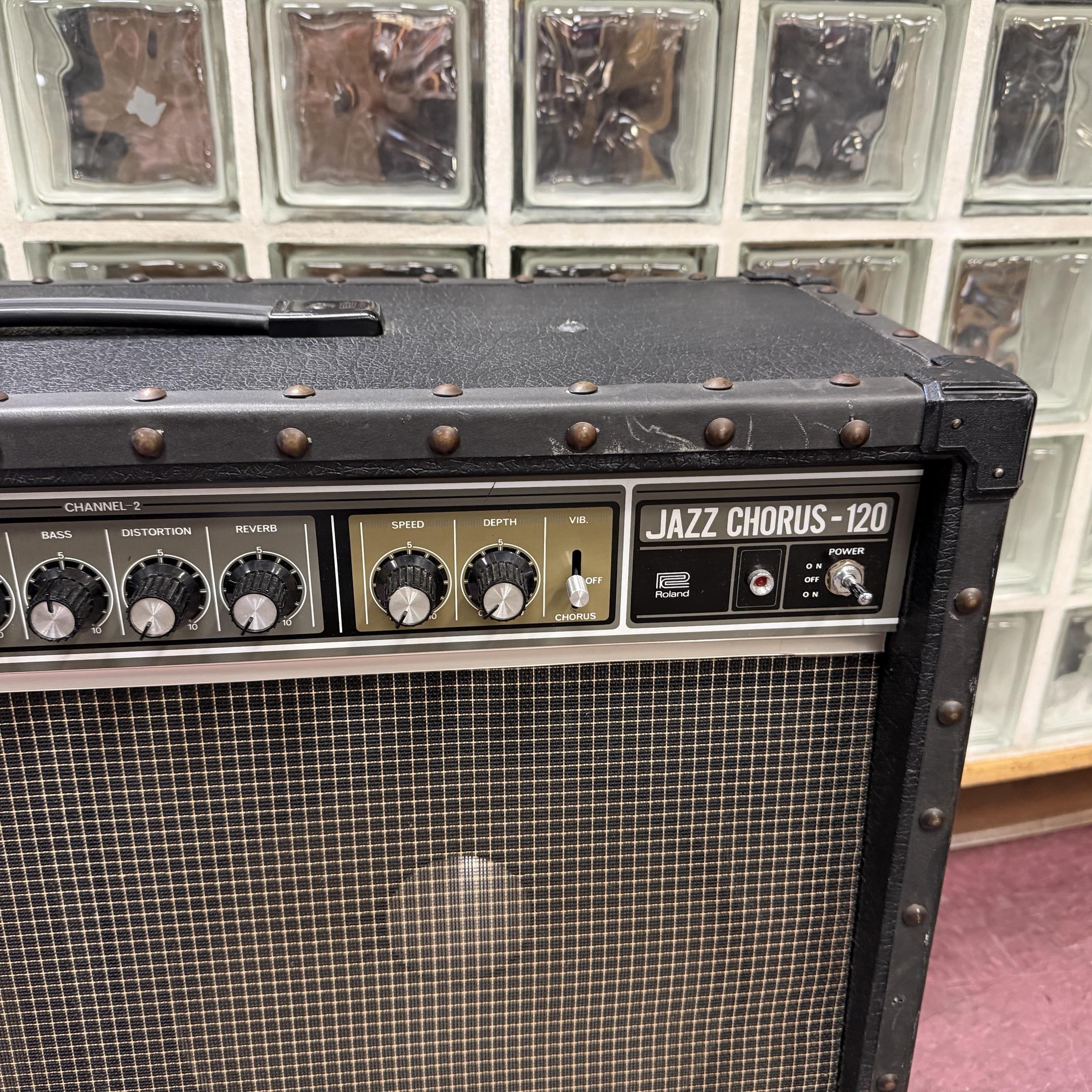 Vintage Roland JC-120 Jazz Chorus Solid State Guitar Amp Amplifier 2x12 1980's Made in the USA - Image 5