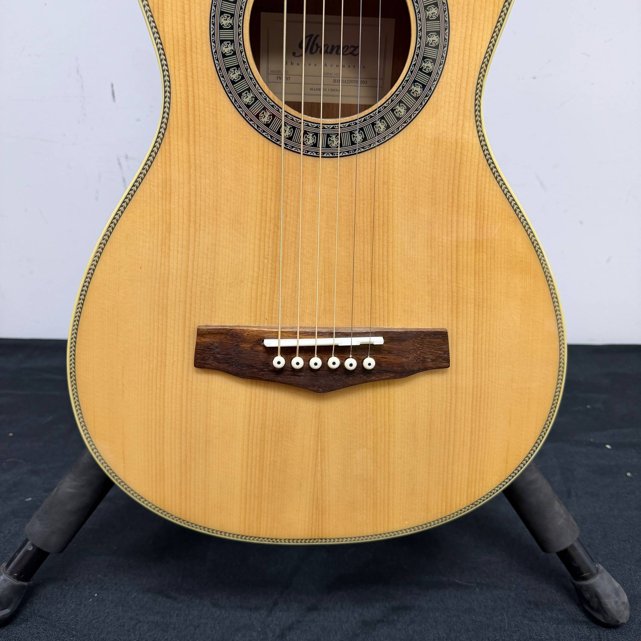 Used Ibanez PN1-NT Parlor Acoustic Guitar - Image 9