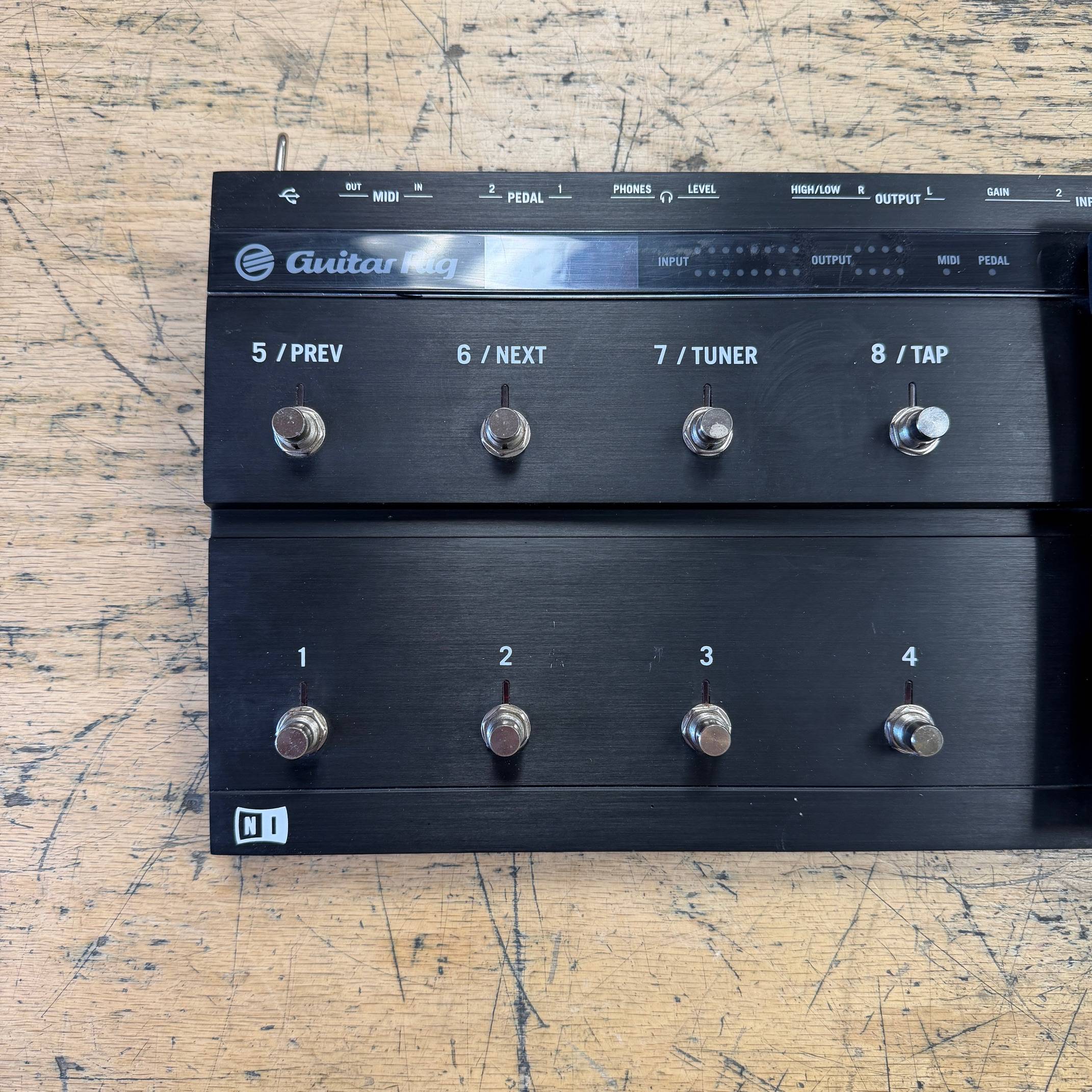 Used Native Instruments Guitar Rig Kontrol 3 Foot Controller Audio Interface for Guitar Rig 3 - Image 2