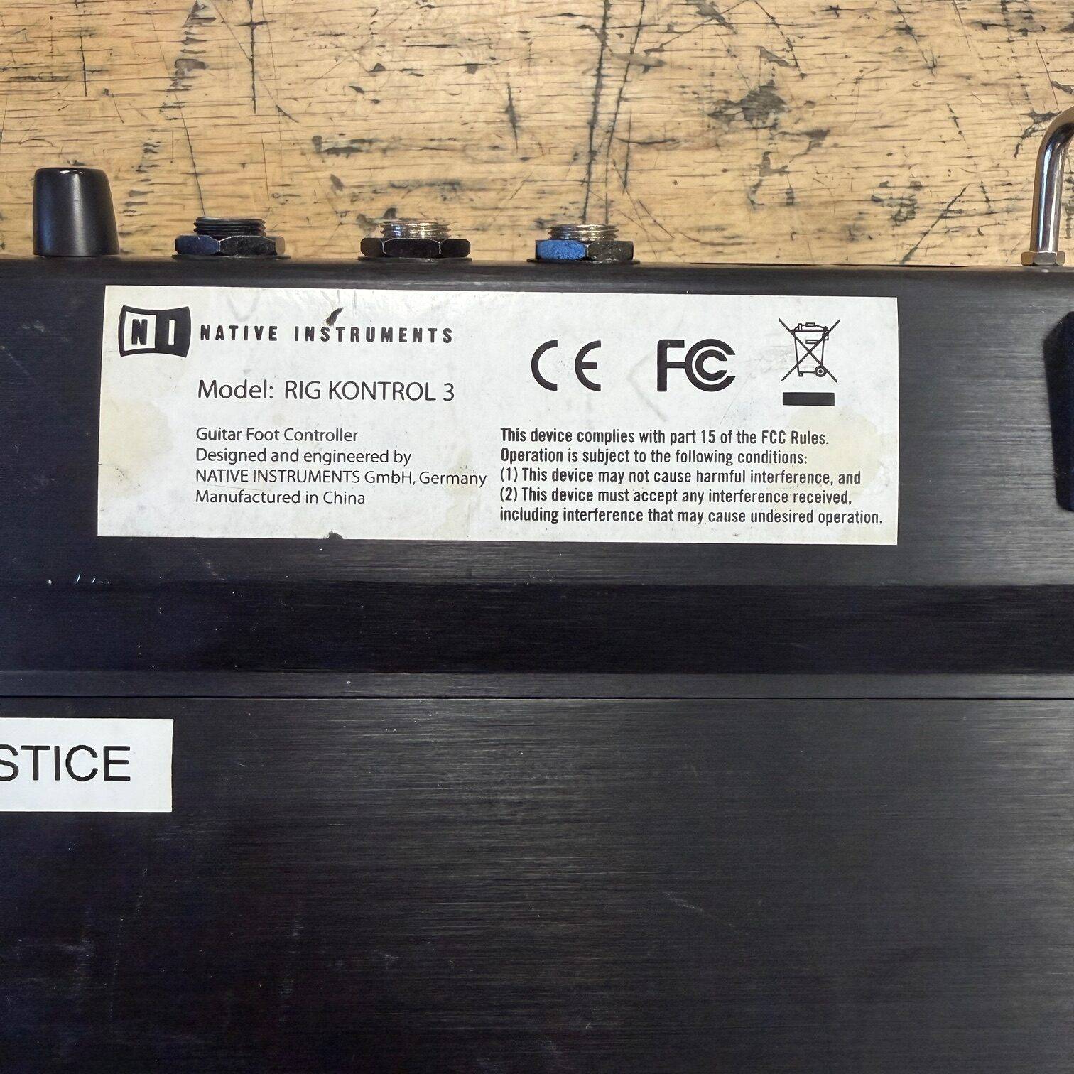 Used Native Instruments Guitar Rig Kontrol 3 Foot Controller Audio Interface for Guitar Rig 3 - Image 14