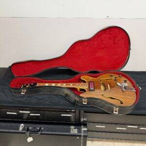 Vintage Univox 335 Style Hollowbody Electric Guitar Made in Japan for Parts or Repair 1970's