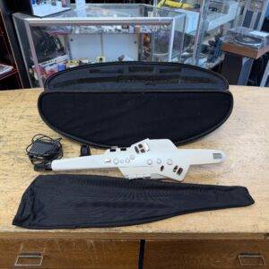 Used Roland Aerophone AE-10 Digital Wind Instrument White with Case and AC Adapter