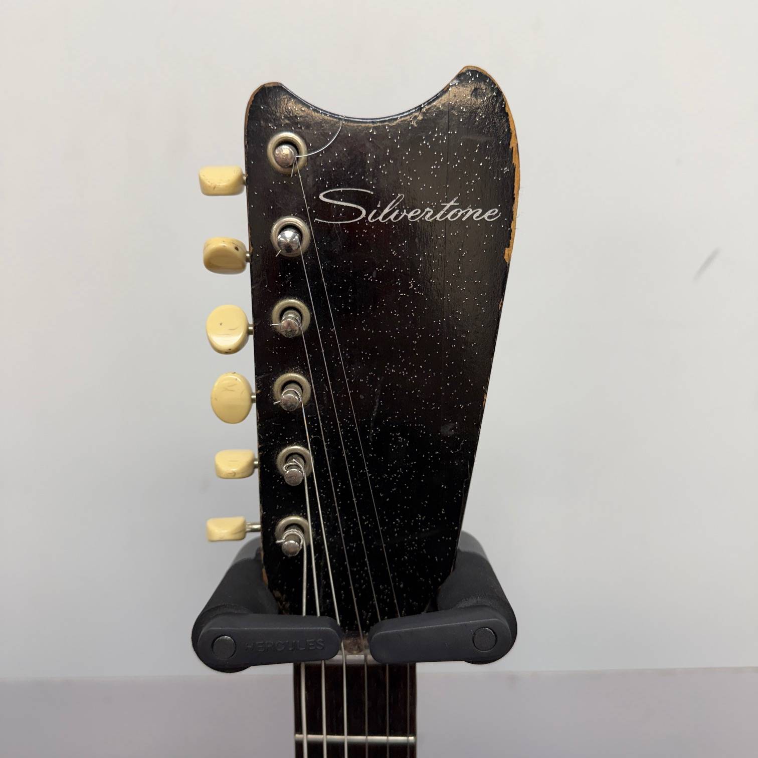 Vintage Silvertone Model 1448 Electric Guitar and Tube Amp Amplifier Case 1960's - Image 23