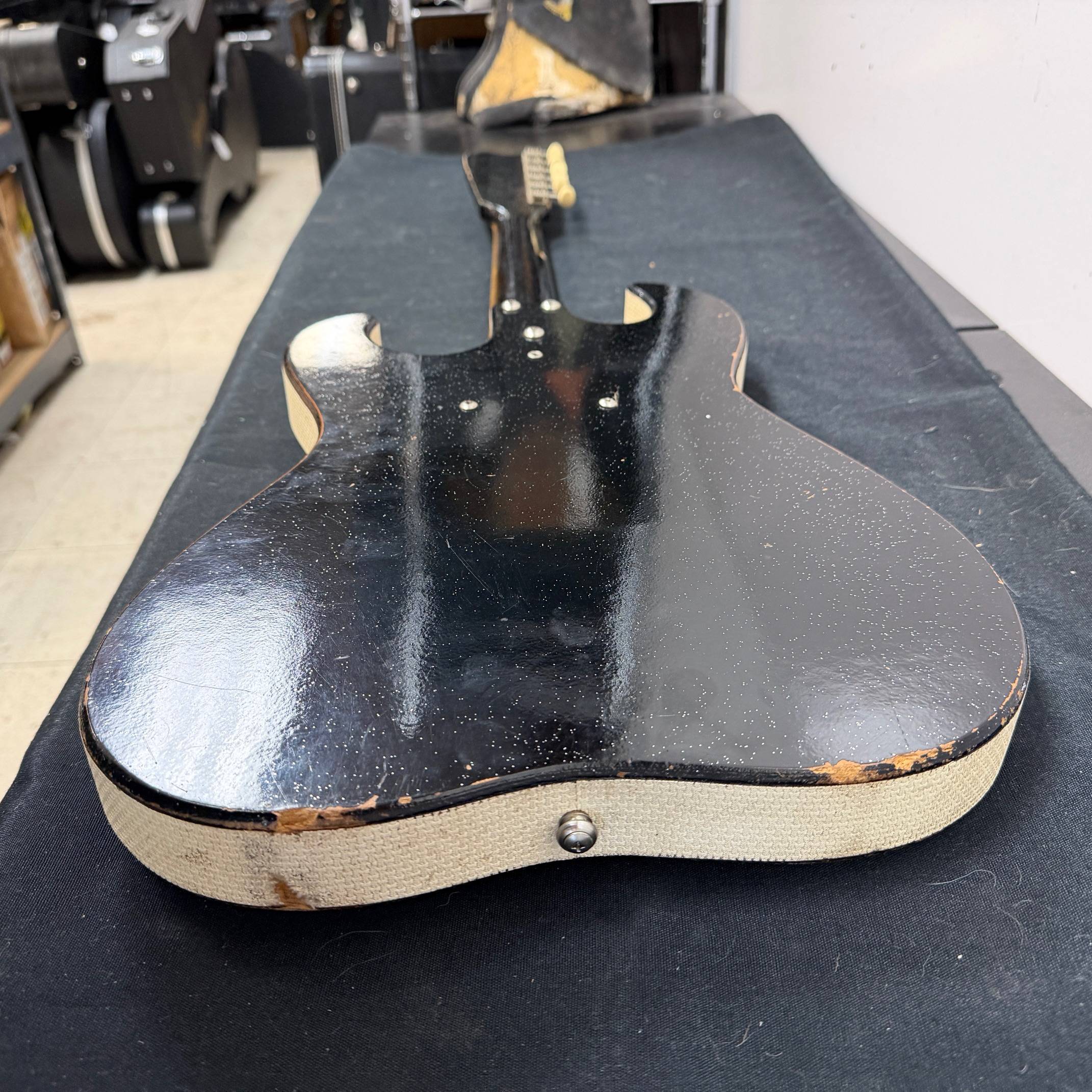 Vintage Silvertone Model 1448 Electric Guitar and Tube Amp Amplifier Case 1960's - Image 3