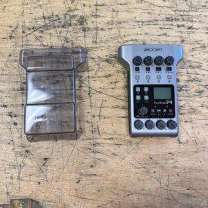 Used Zoom PodTrak P4 Portable Multitrack Podcast Recorder with DeckSaver