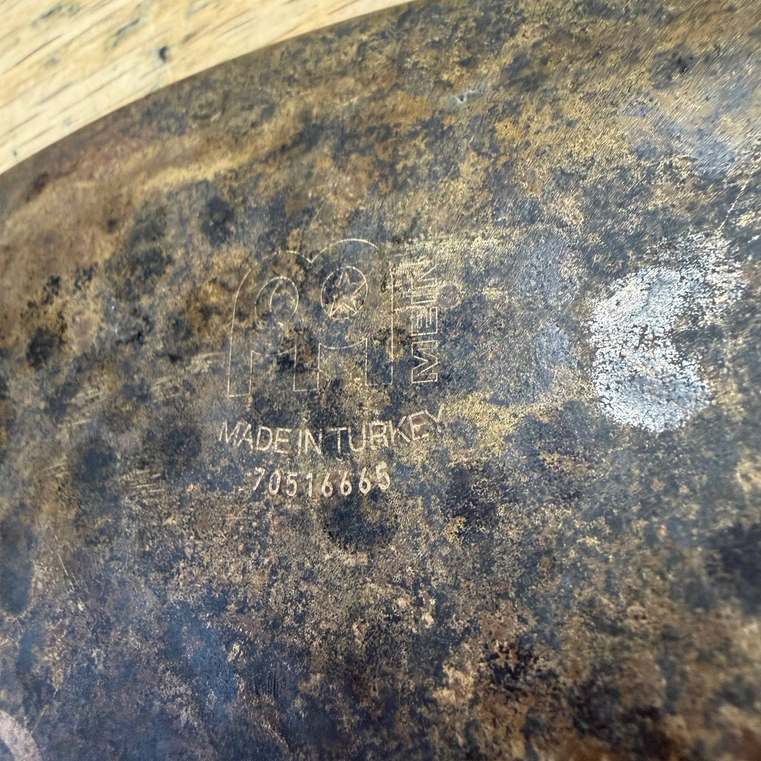Used Meinl Byzance 16" Extra Dry Thin Crash Cymbal Made in Turkey 960 grams - Image 3