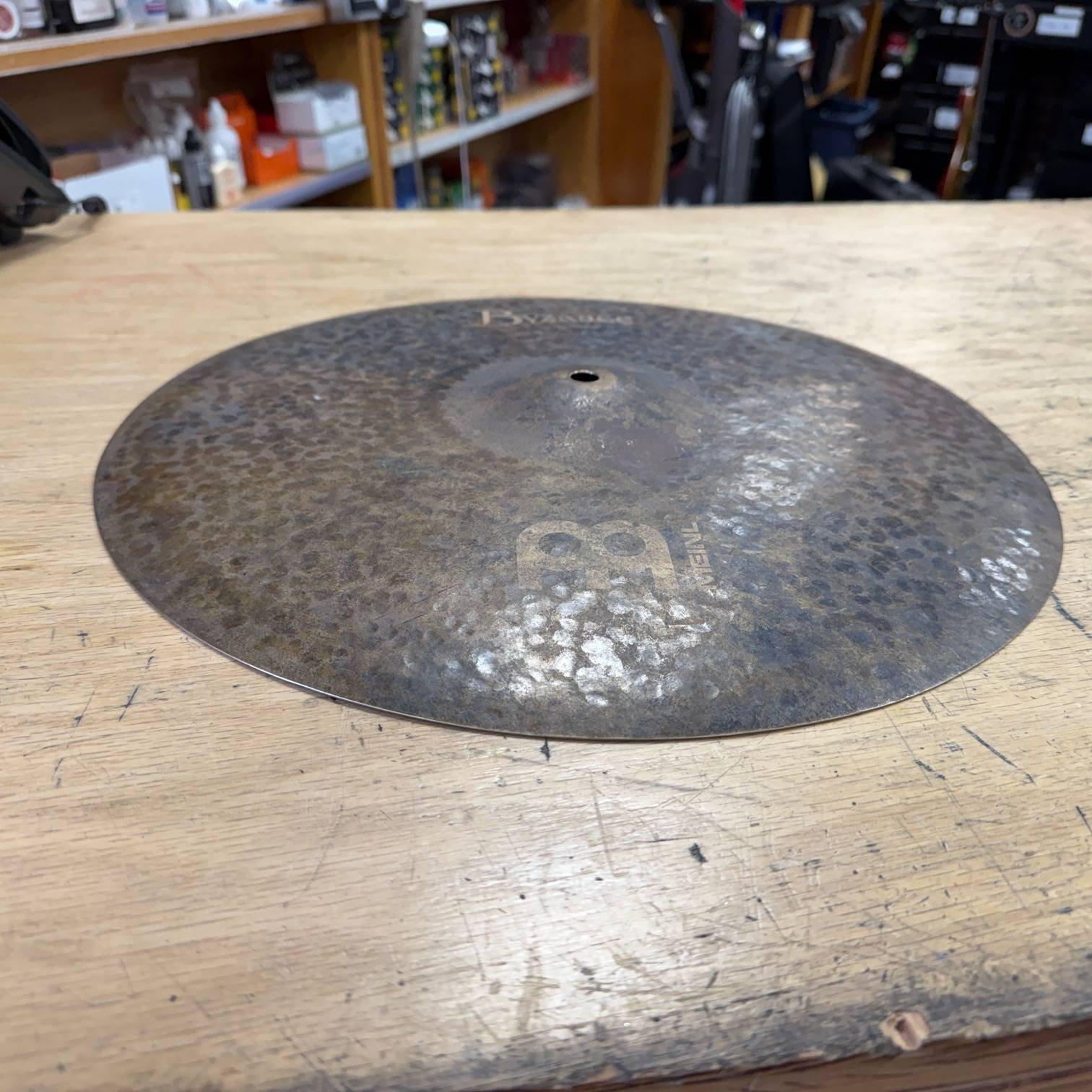 Used Meinl Byzance 16" Extra Dry Thin Crash Cymbal Made in Turkey 960 grams - Image 6