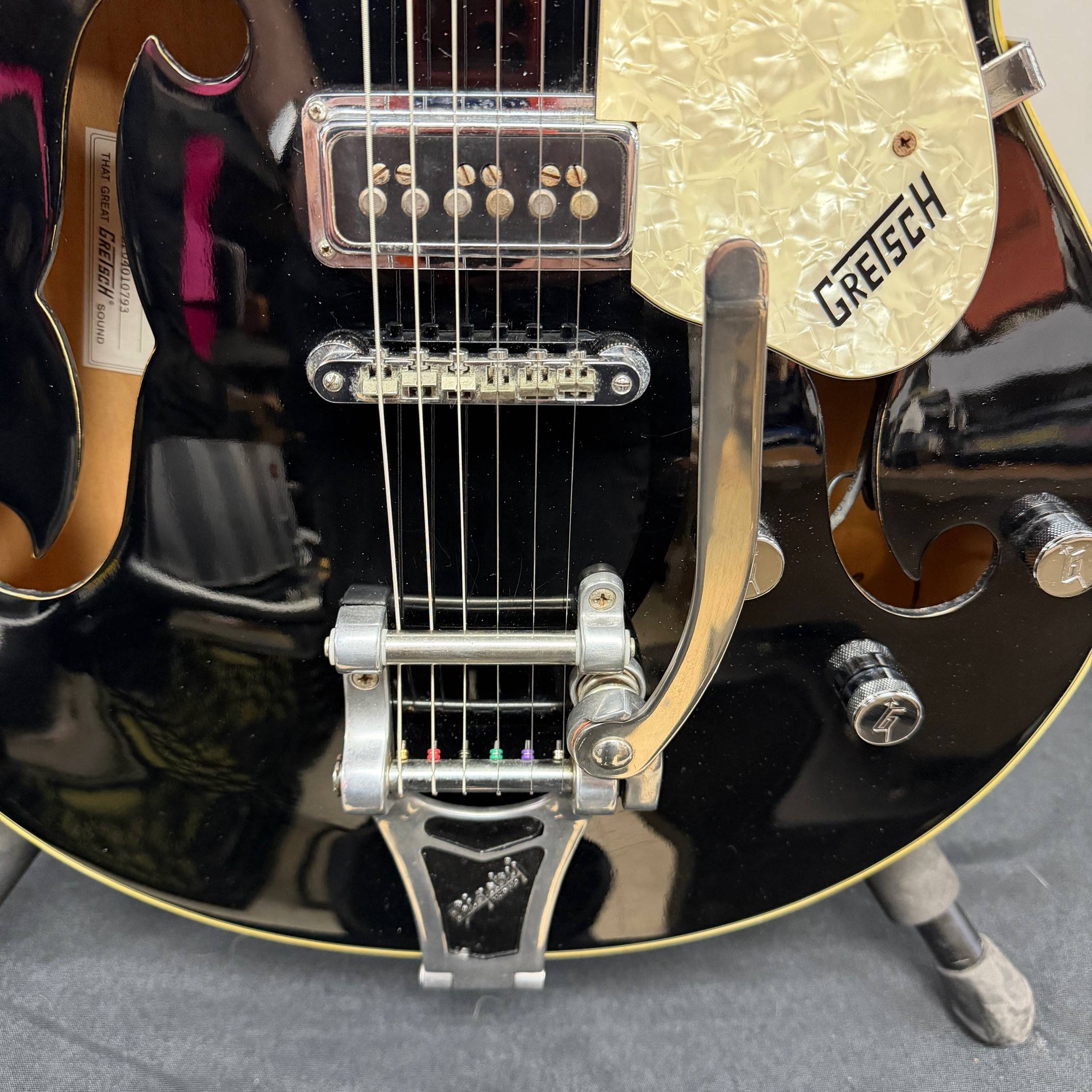 Used Gretsch Guitars G5125 Electromatic Hollowbody With Bigsby Tailpiece Electric Guitar Made in Korea with Case 2005 Firebird Red (Copy) - Image 10