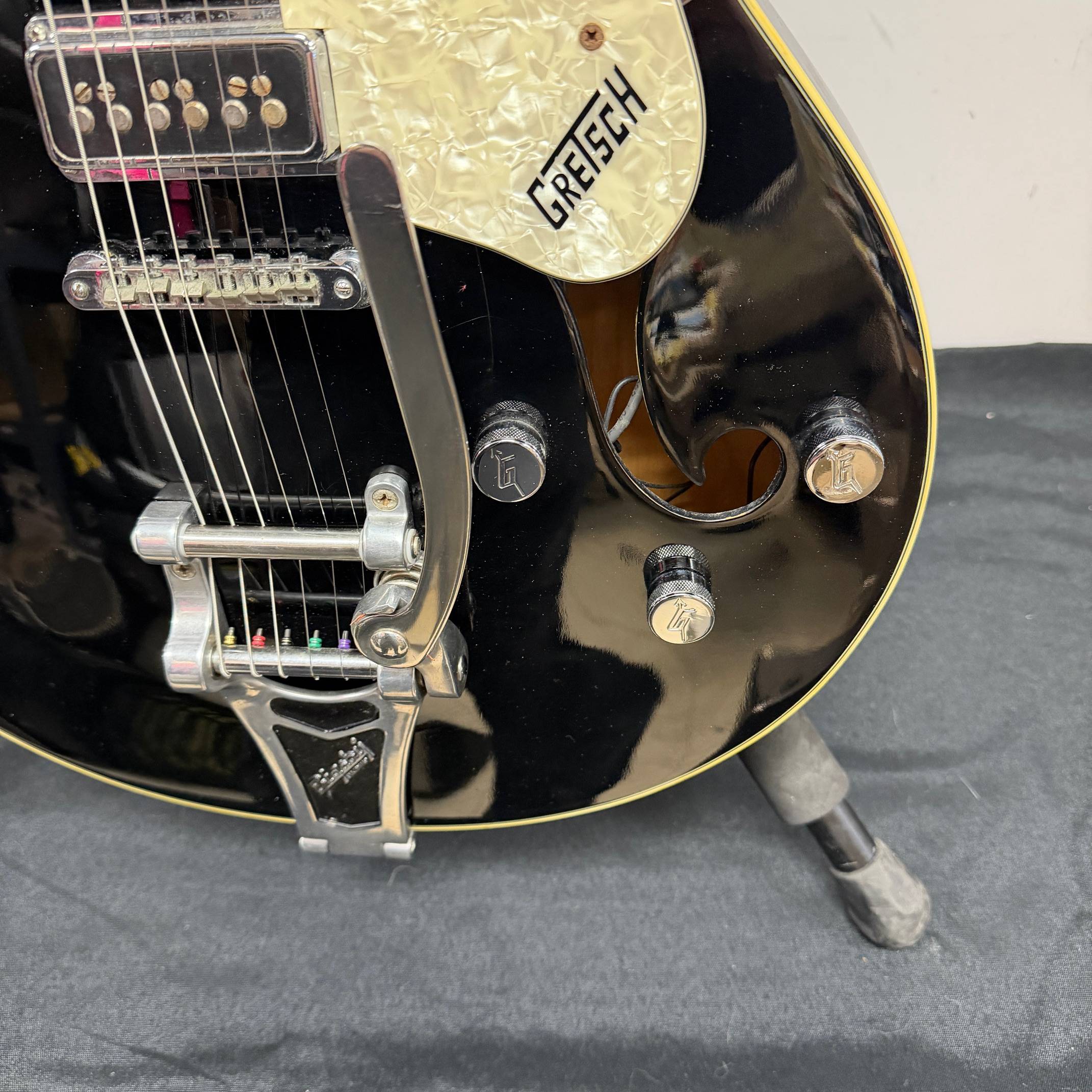 Used Gretsch Guitars G5125 Electromatic Hollowbody With Bigsby Tailpiece Electric Guitar Made in Korea with Case 2005 Firebird Red (Copy) - Image 11