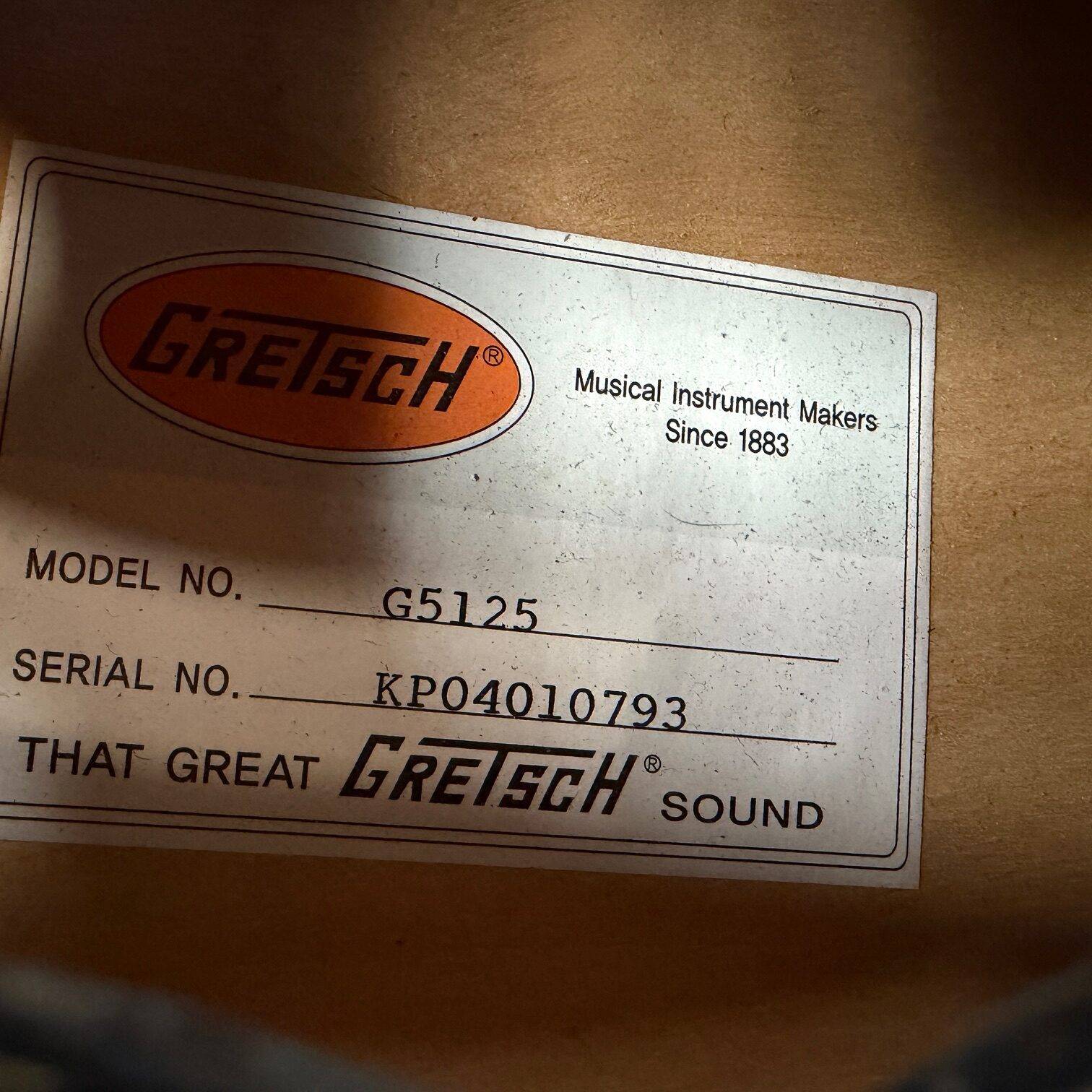 Used Gretsch Guitars G5125 Electromatic Hollowbody With Bigsby Tailpiece Electric Guitar Made in Korea with Case 2005 Firebird Red (Copy) - Image 14