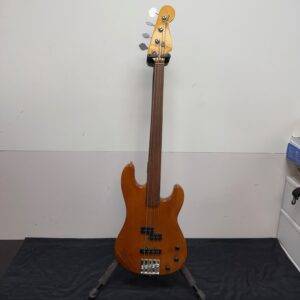 Used Fender Precision Parts 4-String Fretless Electric Bass Guitar PJ