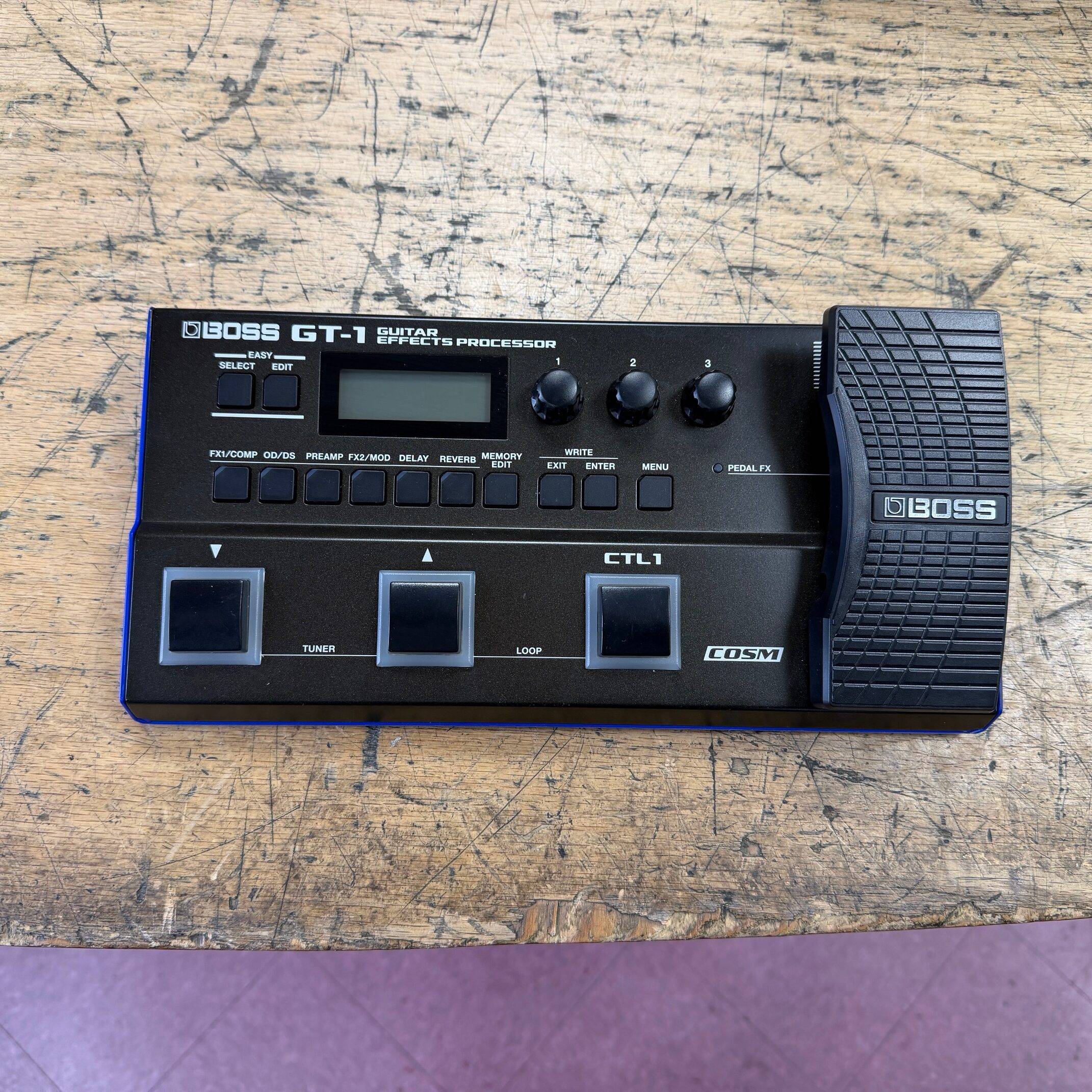 Used BOSS GT-1 Guitar Multi-Effects Processor Guitar Pedal with Original Box and Manual - Image 2