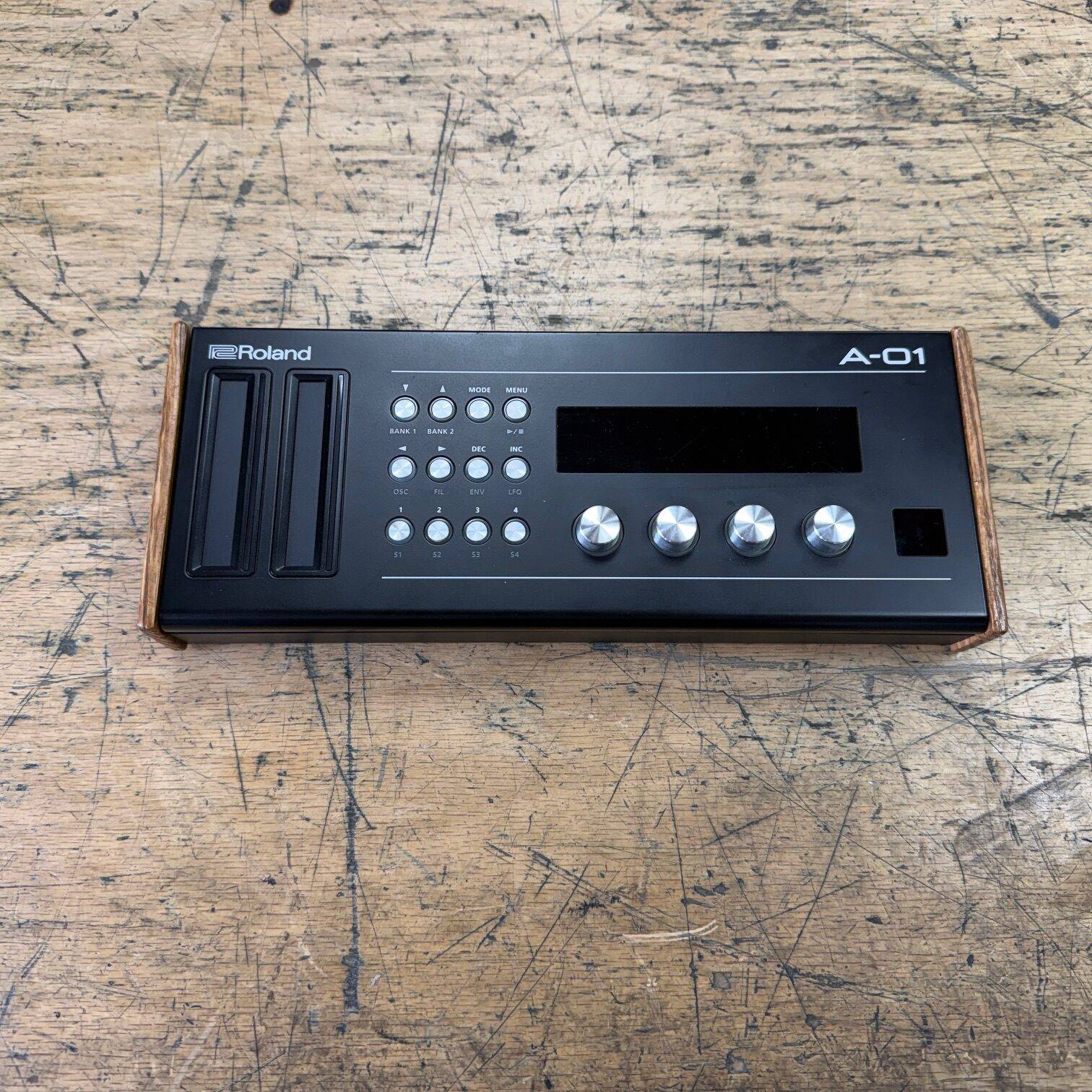 Used Roland A-01 Boutique Mono Synthesizer Controller with additional DK-01 stand/case/dock