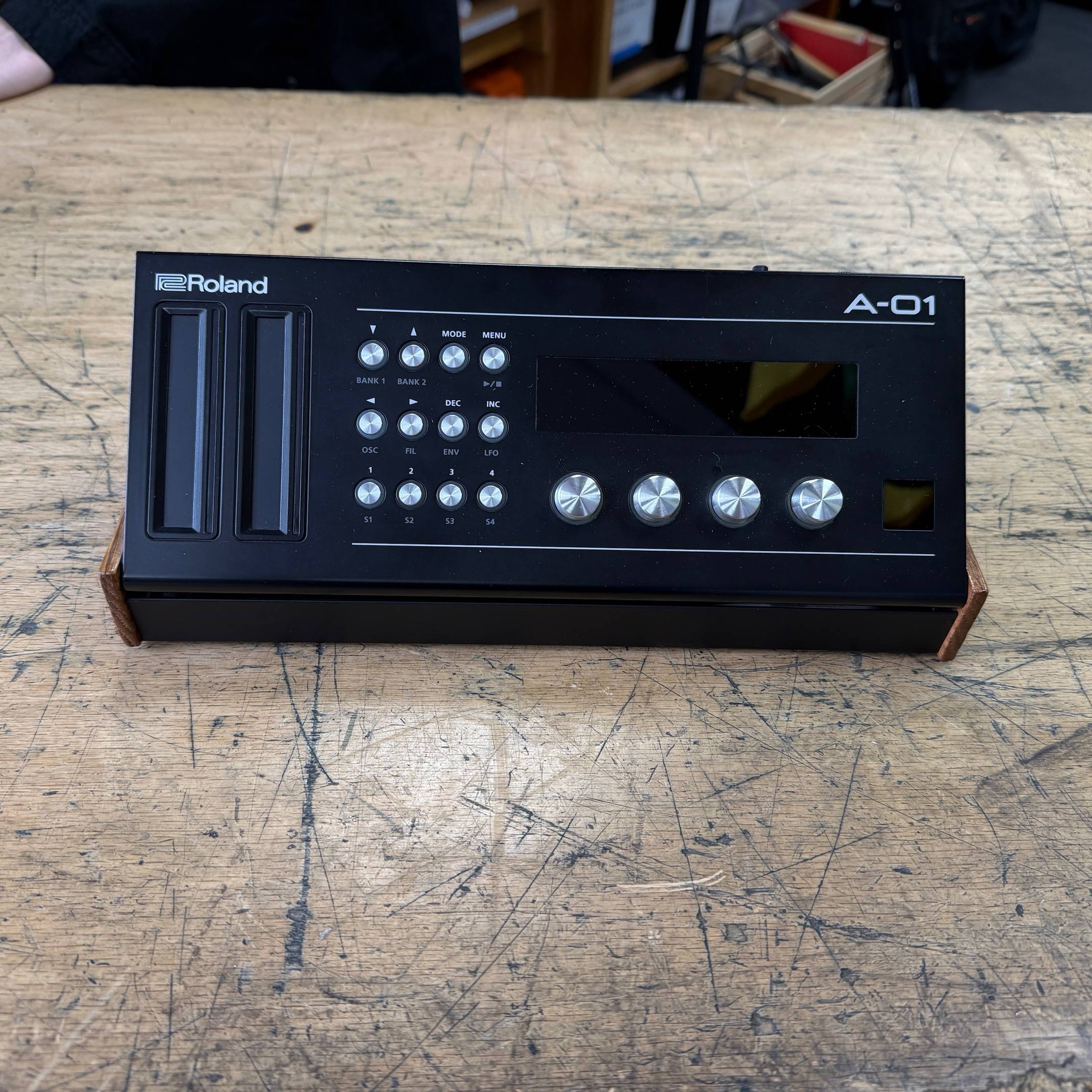 Used Roland A-01 Boutique Mono Synthesizer Controller with additional DK-01 stand/case/dock - Image 2