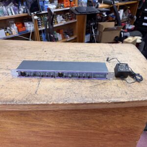 Used Aphex Tubessence Model 107 2-Channel Thermionic Microphone Preamplifier Mic Preamp with Original AC Adaptor