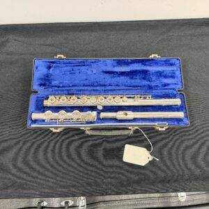 Used Gemeinhardt 3SHB Open Hole B Foot C Flute with Solid Silver Headjoint Inline G Just Serviced with Case