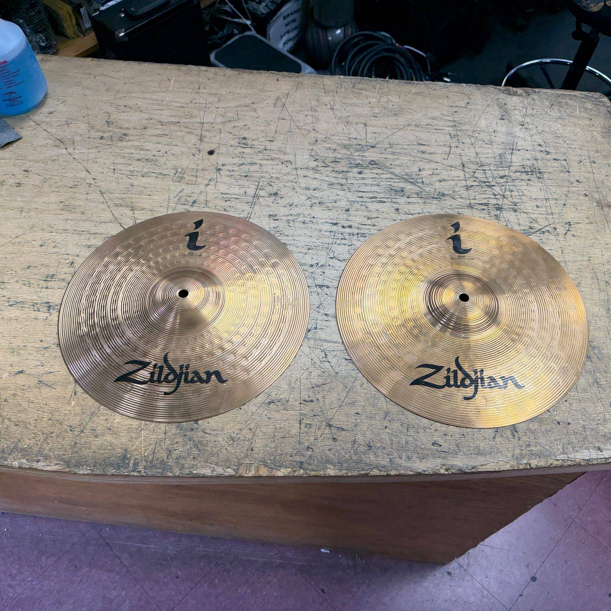 Used Zildjian i Series 13" Hi Hat Cymbals