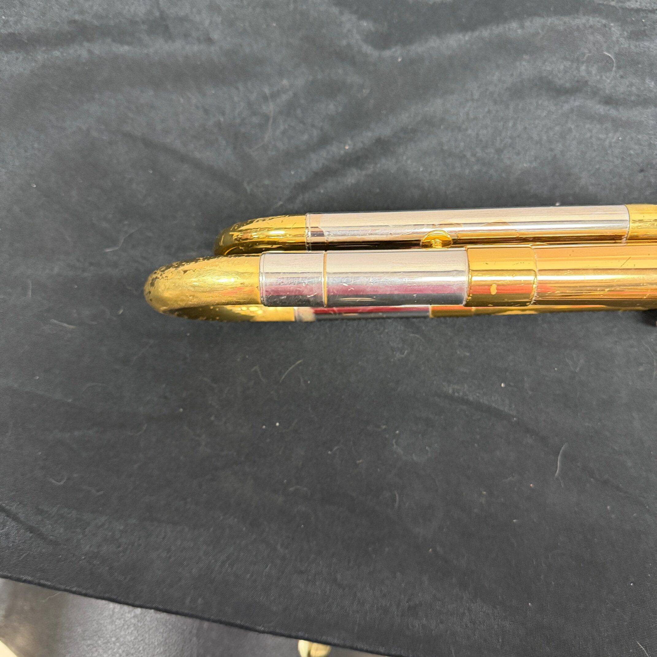 Used Yamaha YSL-448G Intermediate Bb/F Tenor Trombone with Original Case Mouthpiece Just Serviced - Image 10