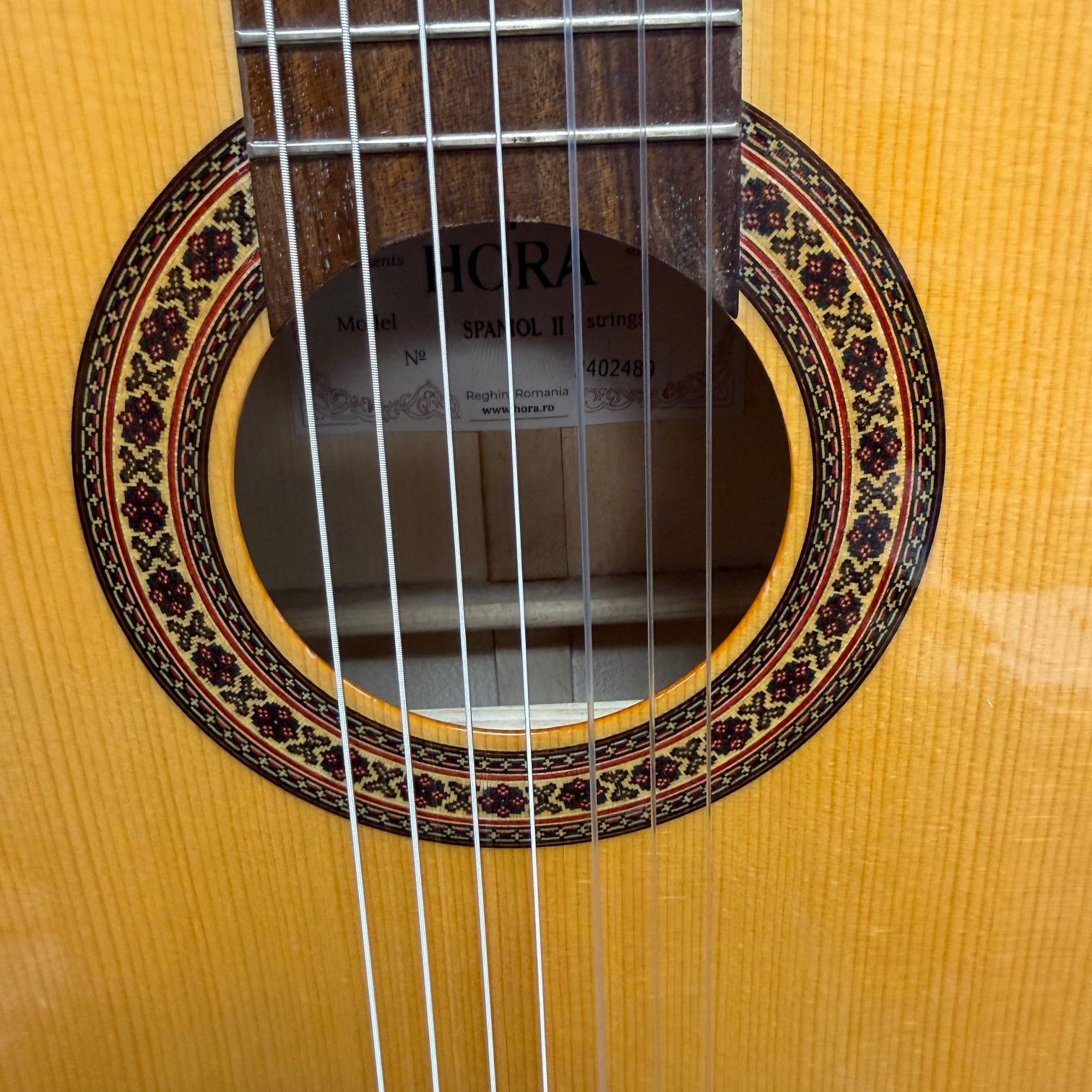 Used Hora Spaniol II 7-String Classical Guitar - Image 7
