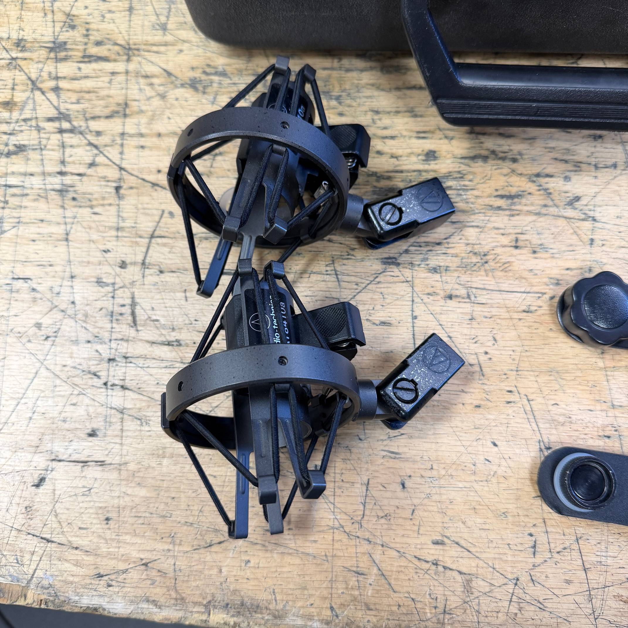 Used Audio-Technica AT4041 Small-Diaphragm Condenser Microphone Pair with Case - Image 5