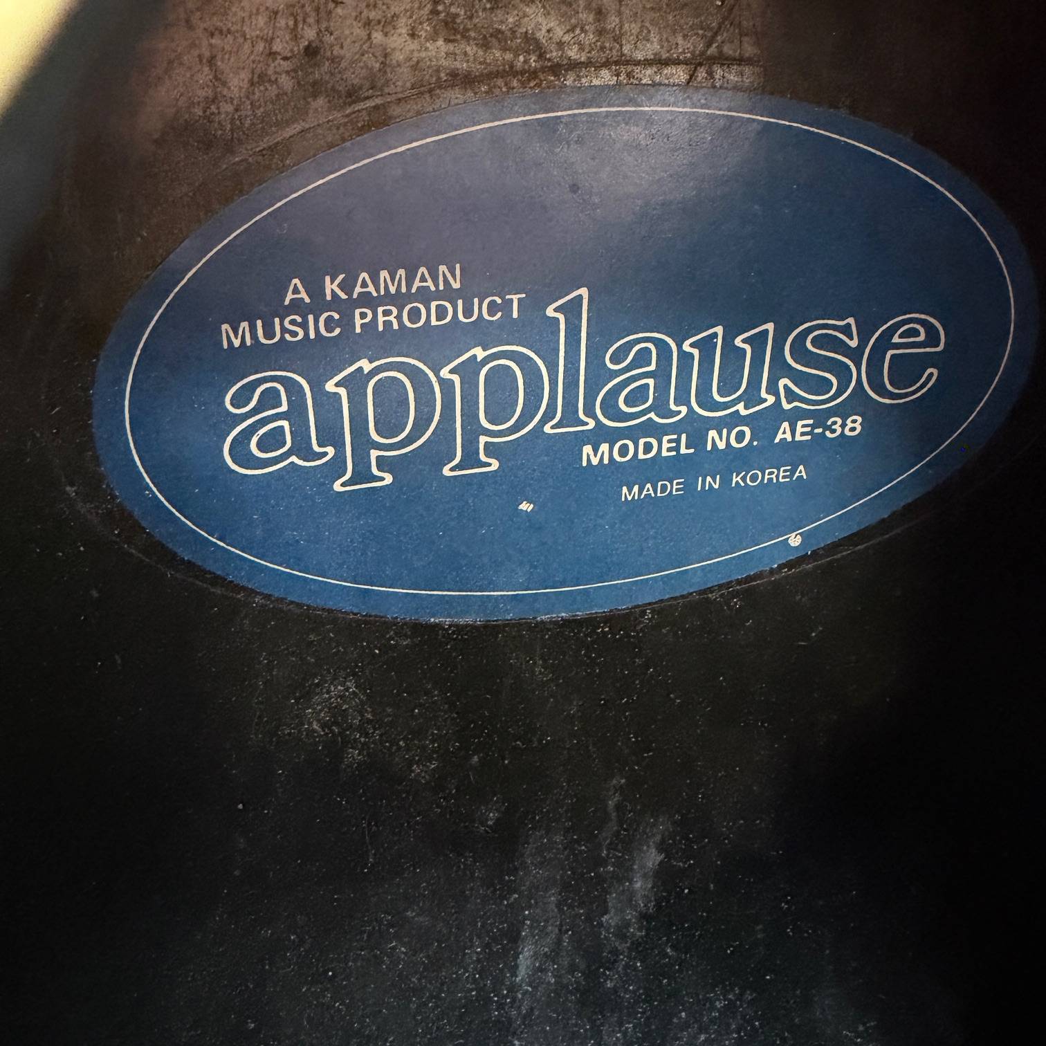 Used Applause AE-38 Acoustic Electric Guitar with Case Made in Korea - Image 10