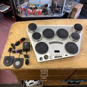 Used Yamaha DD-65 Portable Digital Drum Kit with Foot Pedals AC Adapter and Bag Tabletop