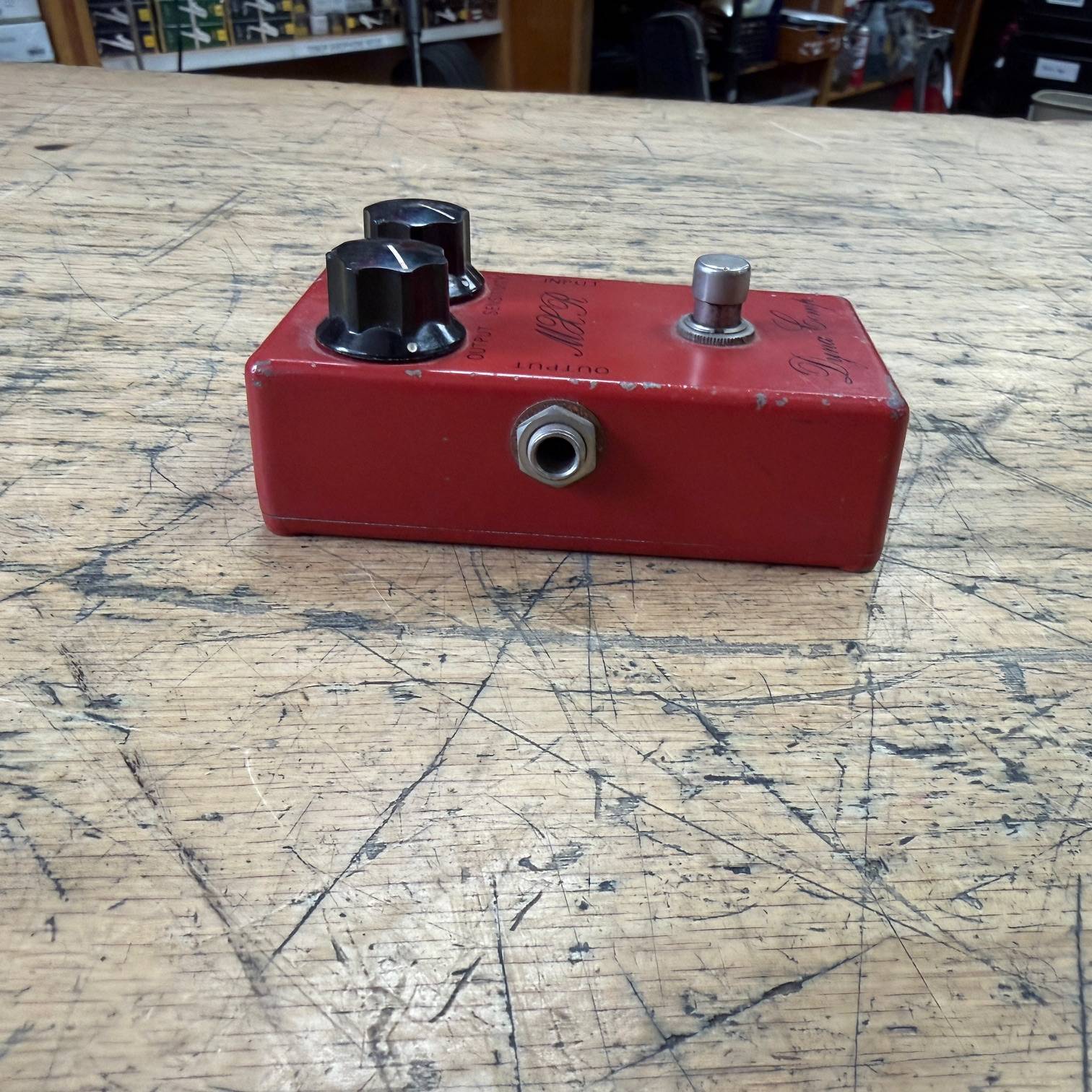 Vintage MXR Dyna Comp Script Guitar Pedal - Image 3